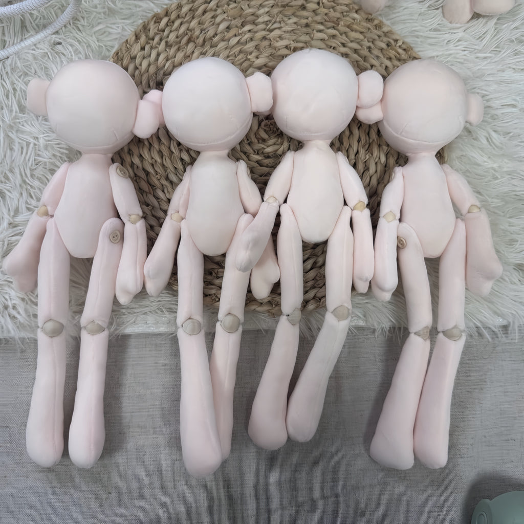 Blank plush doll body
