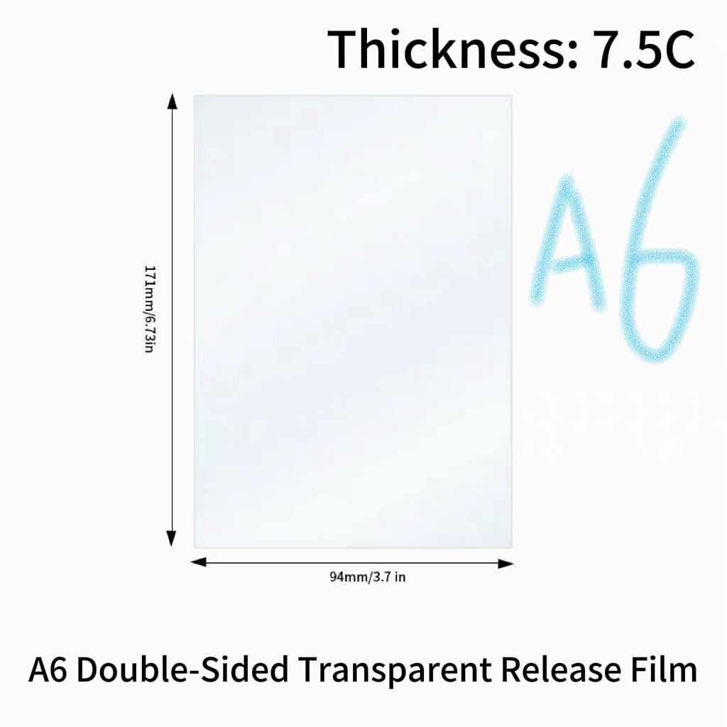 Double-Sided Transparent Sticker Craft Mat (A6 / A7)