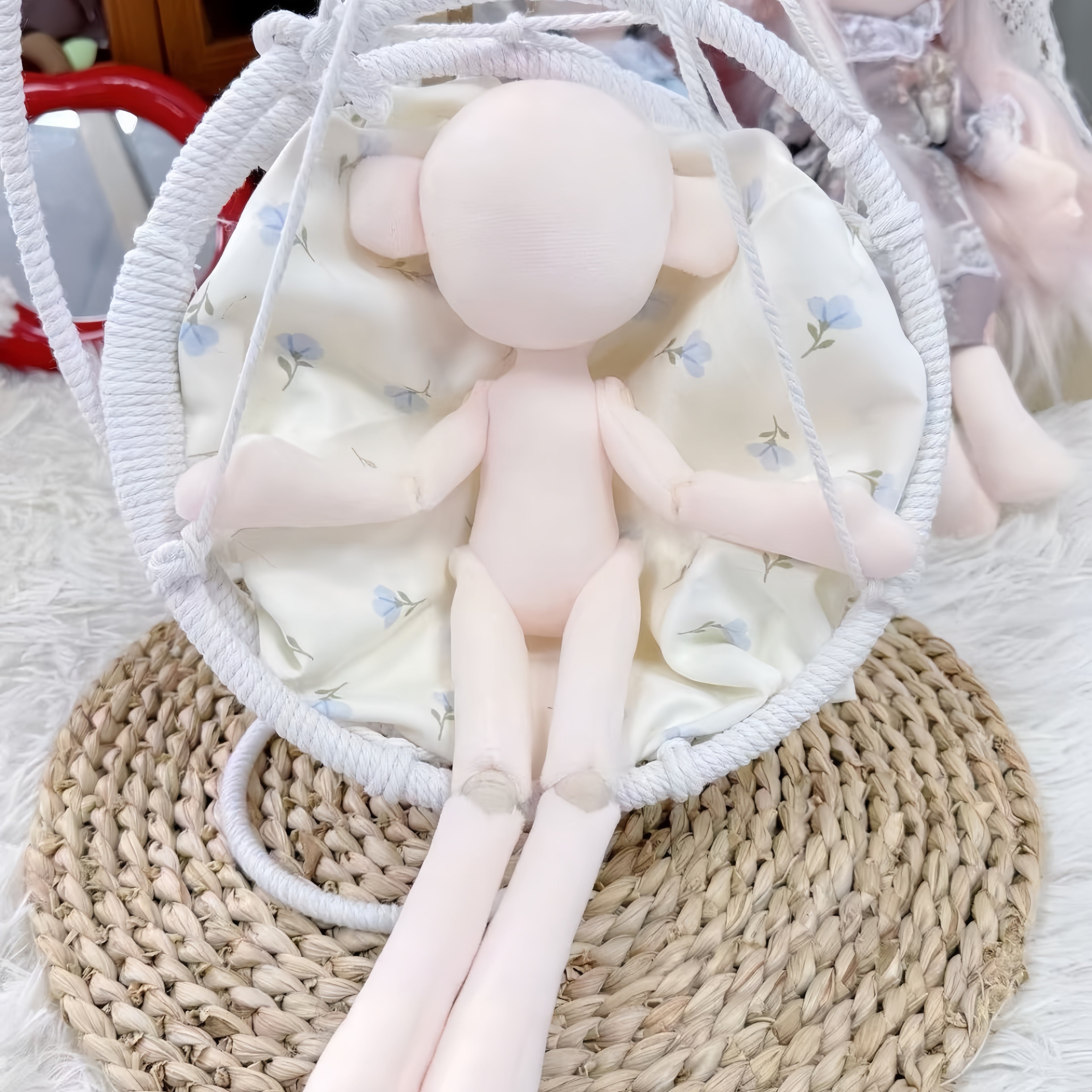 Blank plush doll body